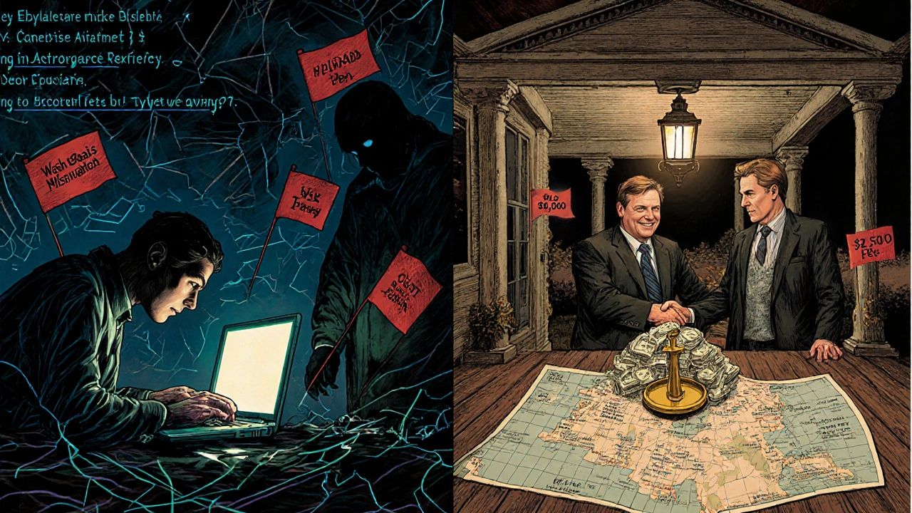 Split scene: chaotic DIY tax filing vs. confident tax planning with CPA under lantern light, showing saved money on a scale.